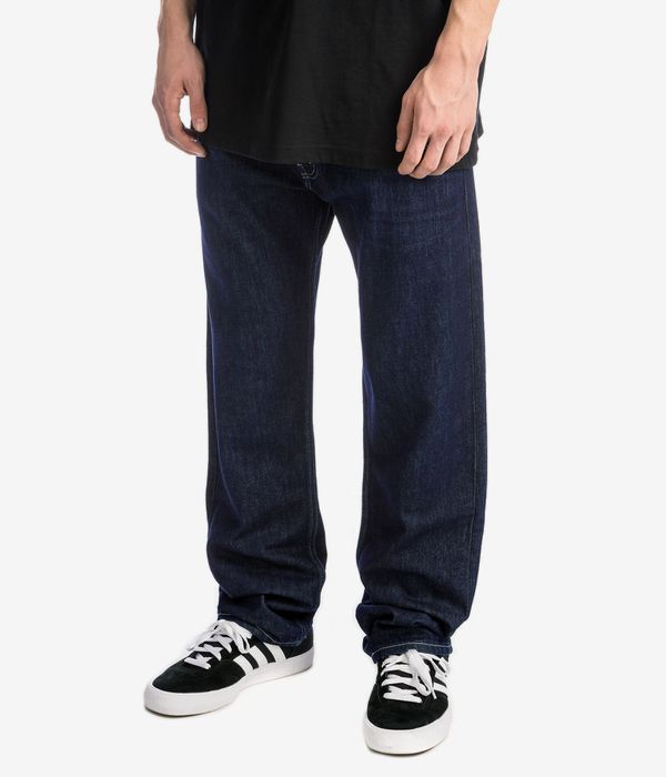 Shop Levi's Silvertab Straight Jeans (dark indigo stonewash) online |  skatedeluxe