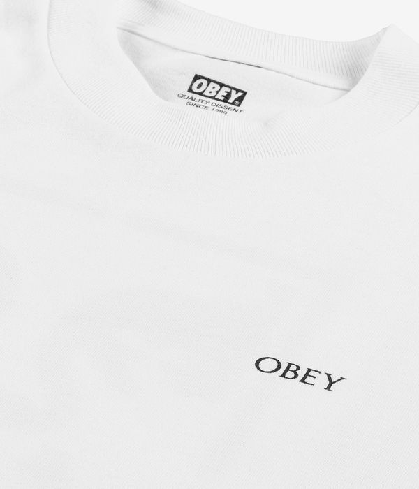 Obey Ripped Icon Camiseta (white)