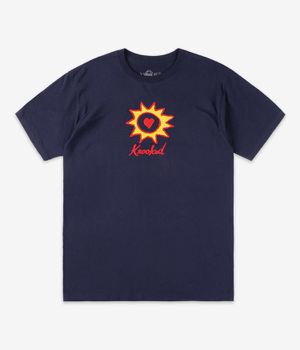 Krooked Sun Heart T-Shirt (true navy)