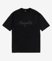 Magenta Script Camiseta (black)