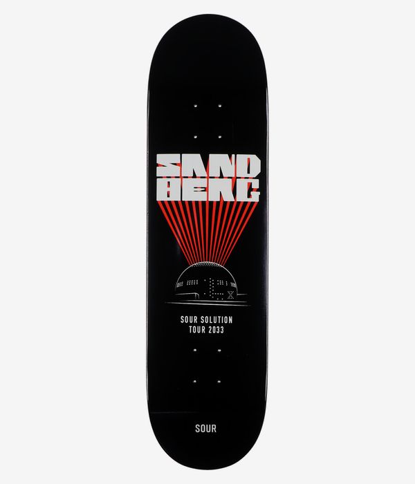 SOUR SOLUTION Marre Sandstein 8.25" Skateboard Deck (black)