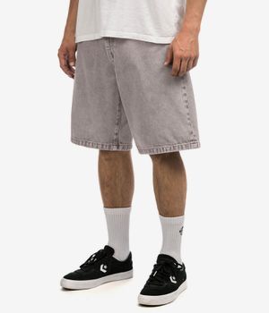 Carhartt WIP Landon Cotton Smithfield Shorts (shale chalk wash)