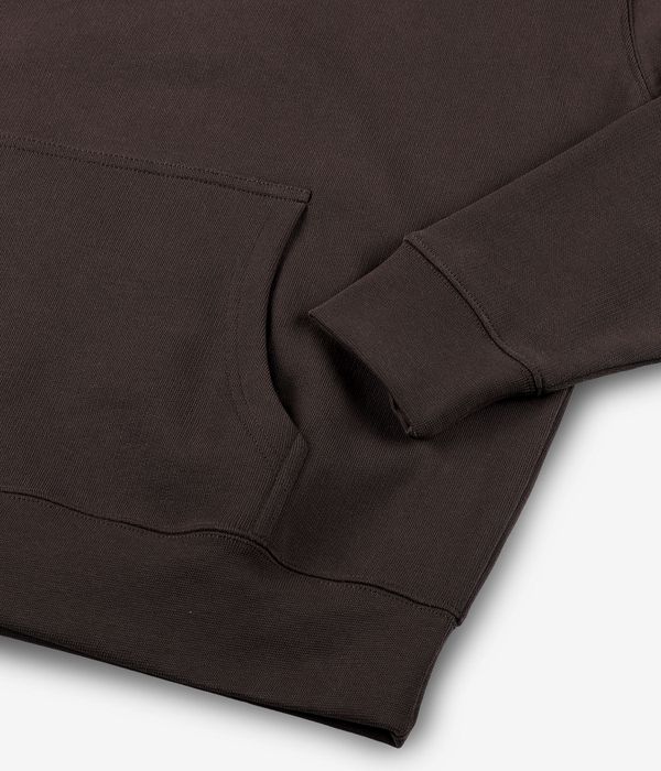 skatedeluxe Square Organic sweat à capuche (dark brown)