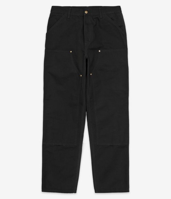 Carhartt WIP Double Knee Organic Pant Dearborn Pantalones (black aged canvas)