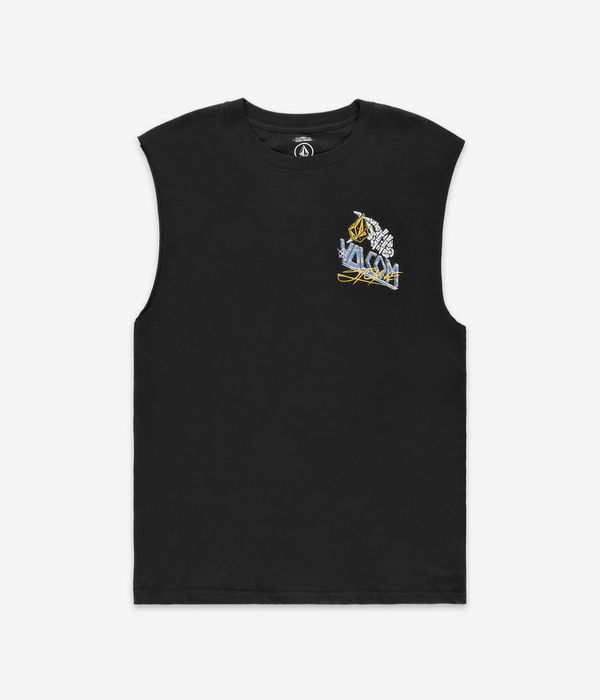 Volcom Dropped This Sleeveless T-Shirt (antique black)