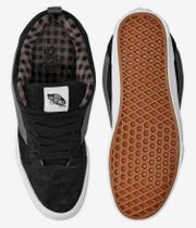 Vans Knu Skool Shoes (Pig Suede plaid grey black)