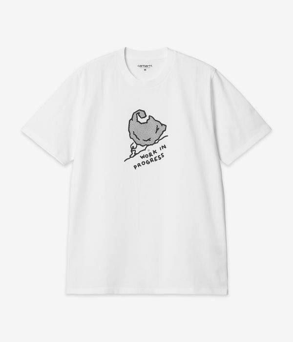 Carhartt WIP Move On Up Organic T-Shirt (white black)