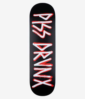 Pissdrunx Paint Logo 8.75"" Skateboard Deck (black)