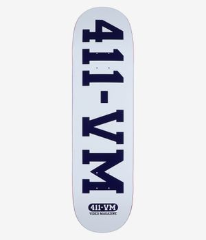 411 Athletic 8.5" Planche de skateboard (white)