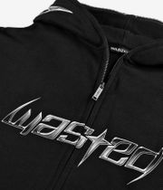 Wasted Paris Metal Blade Felpa Hoodie con zip (black)