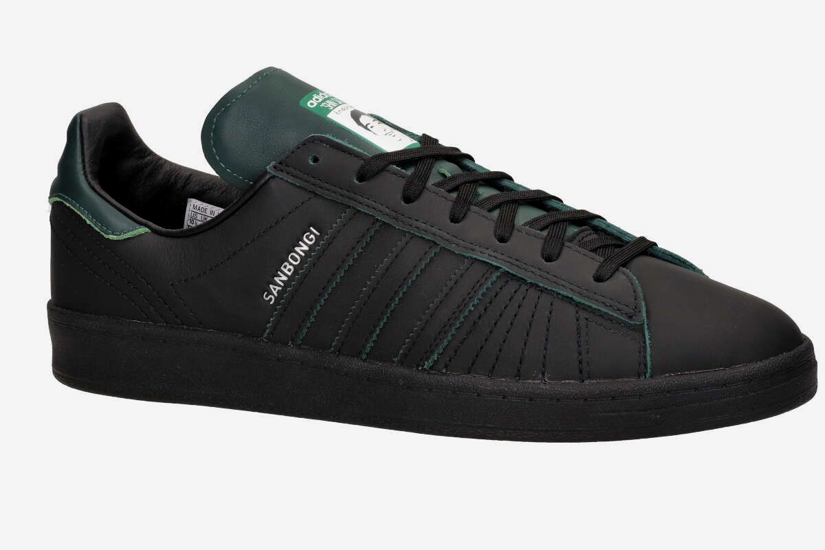 adidas Skateboarding x Shin Sanbongi Campus ADV Shoes (core black core black bold green)