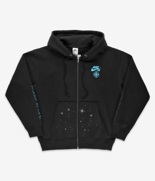 Nike SB x Di'Orr Greenwood Zip-Sweatshirt avec capuchon (black)