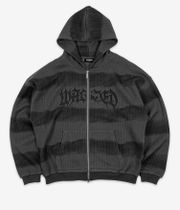 Wasted Paris Nevermind Zip-Hoodie (charcoal black)