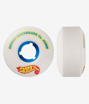 skatedeluxe AFS Hotrod Wheels (white blue) 55mm 100A 4 Pack