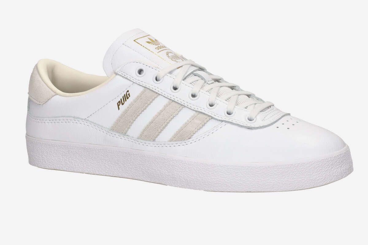 adidas Skateboarding Puig Indoor Shoes (white white custom)