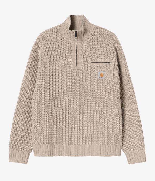Carhartt WIP Detroit 1/2-Zip Felpa (fleur de sel)