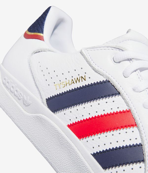 adidas Skateboarding Tyshawn Low Chaussure (white better scarlet gold)