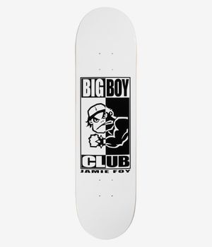Deathwish Foy Big Boy Club 8" Planche de skateboard (white black)