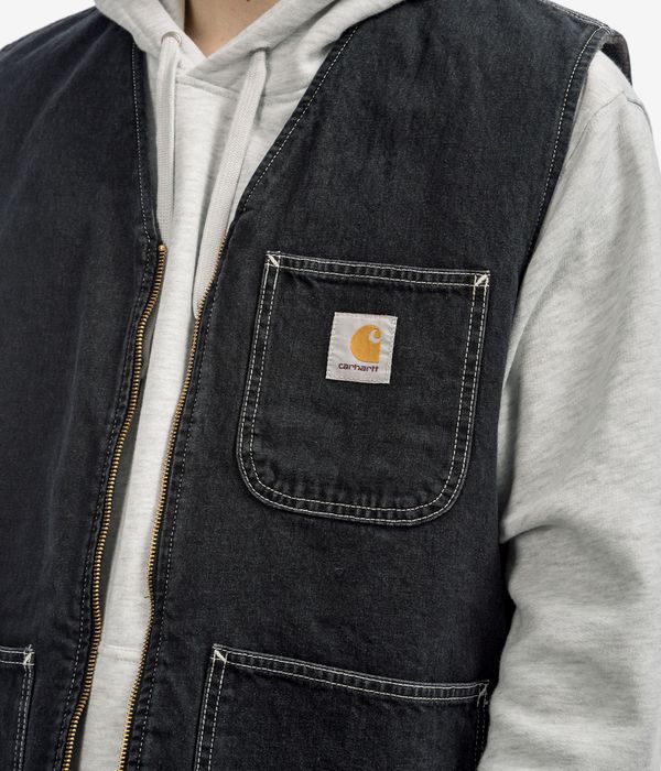 Carhartt WIP Chore Norco Gilet (black stone washed)