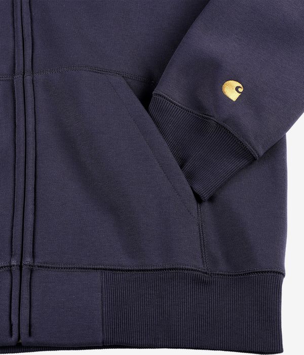 Carhartt WIP Chase Jas (dark navy gold)