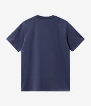 Carhartt WIP Script Embroidery T-shirt (air force blue white)