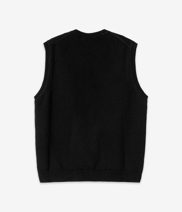 Carhartt WIP Madison Vest Sweatshirt (black white)