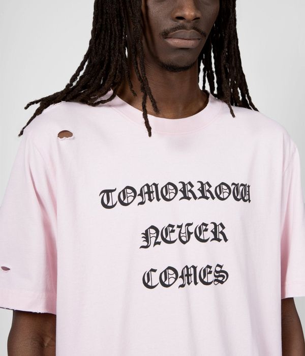 Wasted Paris Destroy Never Comes T-Shirt (faded sour pink)