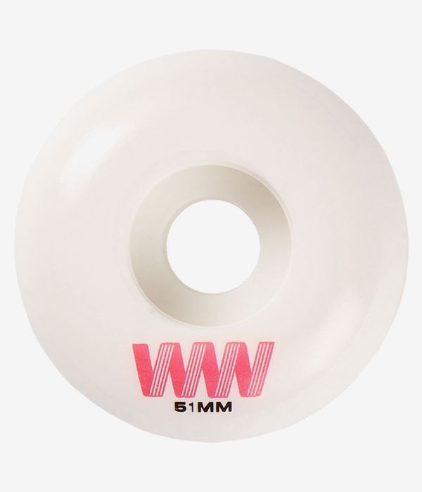 Wayward TX Pro Classic Wheels (white red) 51mm 101A 4 Pack