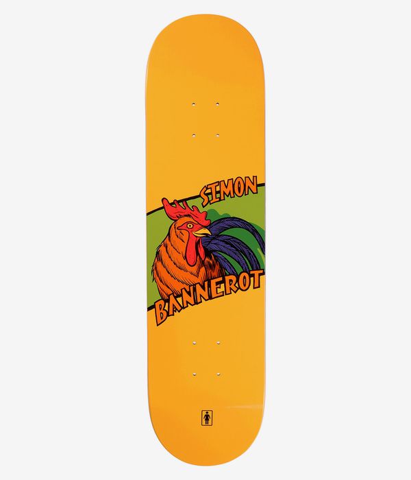 Girl Bannerot Rooster 8.25" Skateboard Deck (yellow)