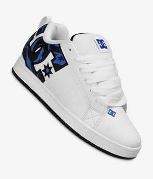 DC Court Graffik Shoes (white grey blue)