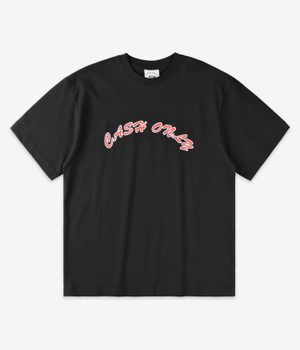 Cash Only Grid Logo T-Shirty (black)