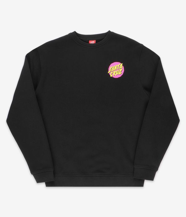 Santa Cruz Style Dot Sweatshirt (black)