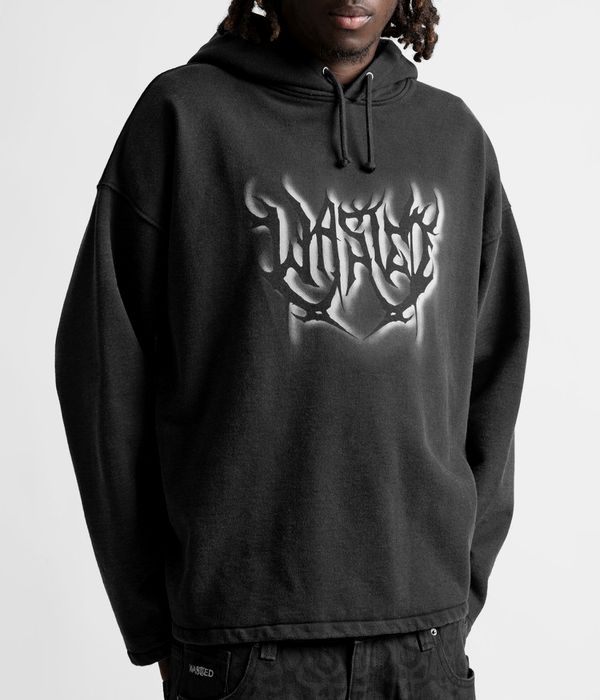 Wasted Paris Sword Straight Hoodie (faded black)