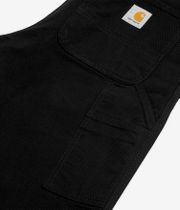 Carhartt WIP Double Knee Pant Organic Dearborn Hose (black stone canvas)