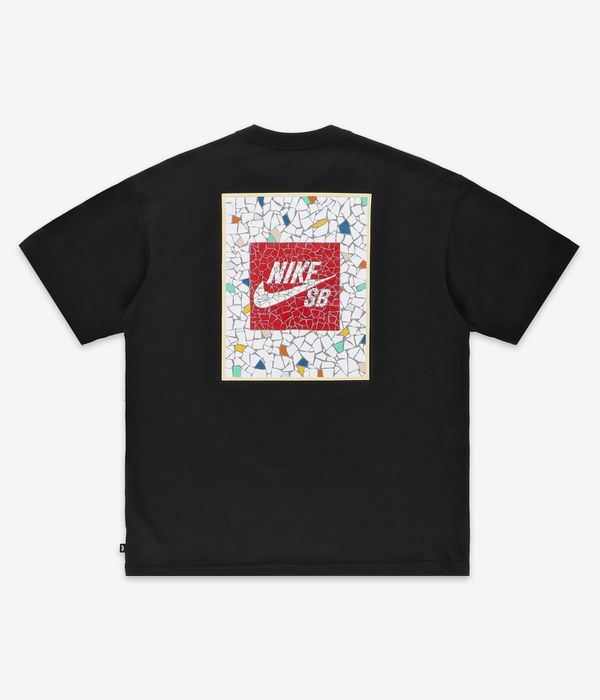 Nike SB Mosaic Camiseta (black white)