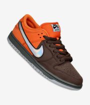 Nike SB Dunk Low Pro Schoen (safety orange wolf grey baroque)