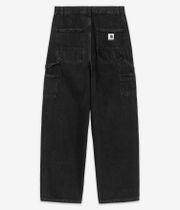 Carhartt WIP W' Brandon Double Knee Pant Smith Jeans women (black stone washed)