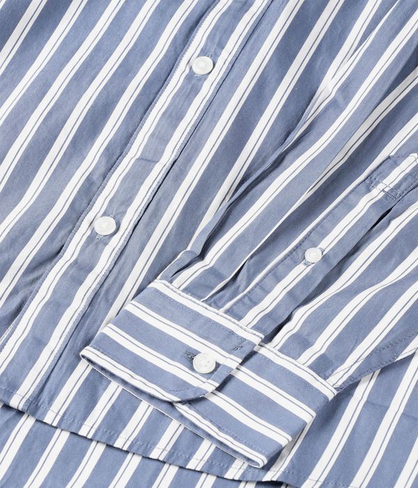 Carhartt WIP Malden Poplin Camisa (stripe angelite)