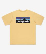 Patagonia P-6 Logo Responsibili Camiseta (milled yellow)