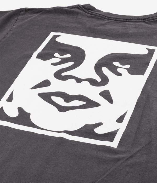 Obey Bold Icon Face T-Shirt (pigment dusty black)