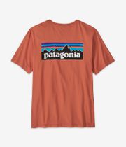 Patagonia P-6 Logo T-Shirt (coal orange)