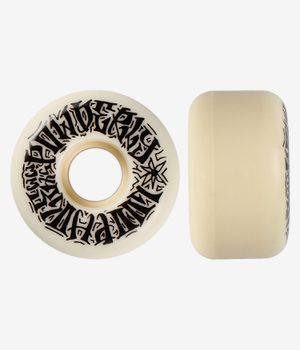 Loophole Brian Square Wheels (white black) 54mm 101A 4 Pack