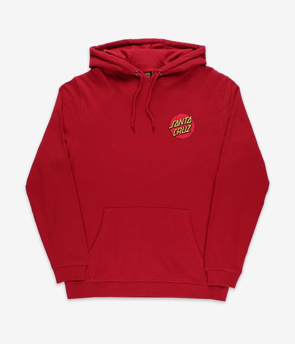 Santa Cruz Classic Dot Chest sweat à capuche (dark rust)