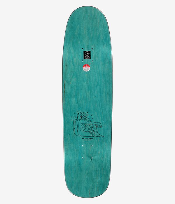 Polar Grund Rider 8.625" Skateboard Deck (multi)
