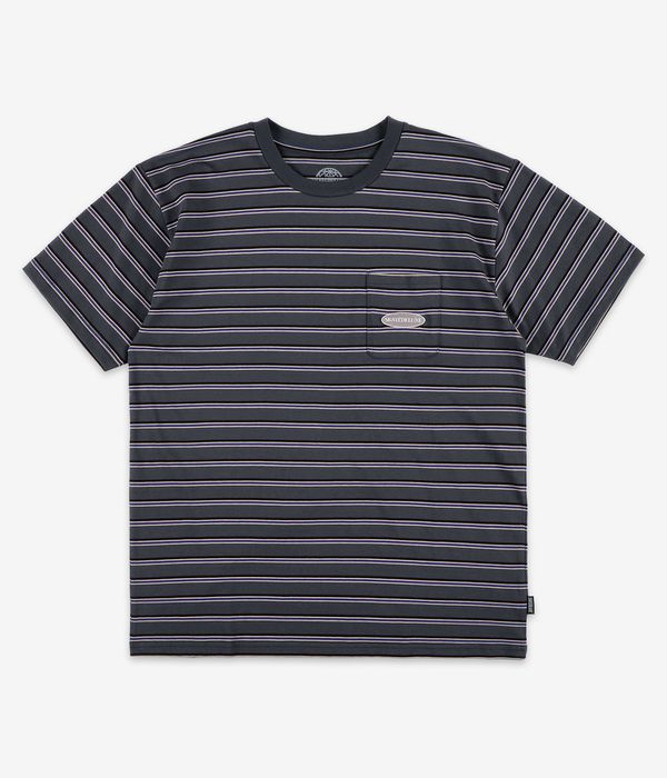 skatedeluxe Stripes Pocket Organic T-Shirt (anthracite)