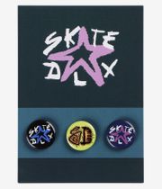 skatedeluxe Star Button 3er Pack