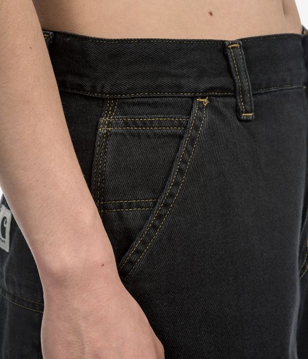 Carhartt WIP W' Brandon Double Knee Pant Maverick Jeans women (black stone washed)