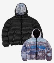Wasted Paris Elevation Puffer Jacket reversible (black multi)