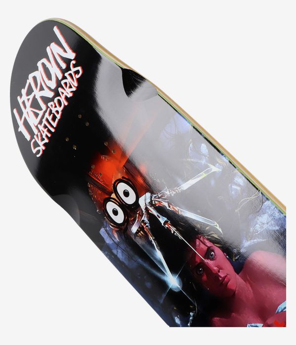 Heroin Skateboards A Nightmare On Egg Street 9.875" Skateboard Deck (multi)