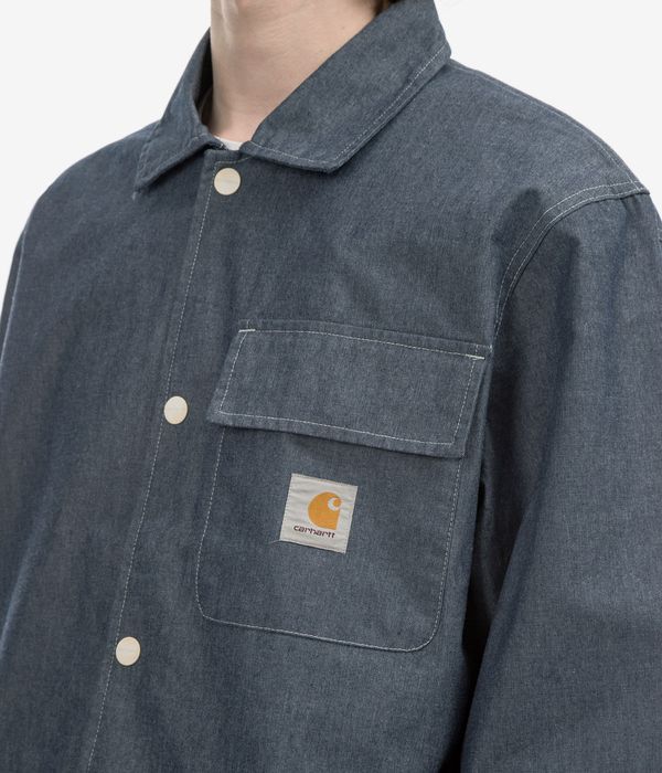 Carhartt WIP Blake Coach Chambray Jacket (blue rinsed)